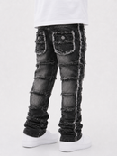 FWRD Kids 'Cargo' Stacked Denim (Washed Black) FW-33958k