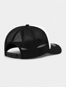 MUKA 'Keep Challenging' Trucker Hat in White/Black
