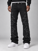 FWRD Men's Stacked Star Denim in Jet Black
