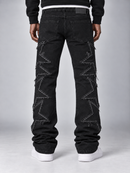 FWRD Men's Stacked Star Denim in Jet Black