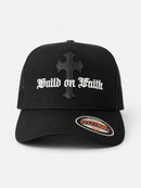 MUKA 'Build On Faith' Trucker Hat (Black) T5617B