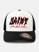 MUKA 'Saint DBD' Trucker Hat (White/Black)