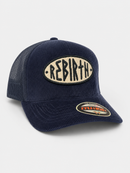 MUKA 'Rebirth' Trucker Hat (Navy) T5611B