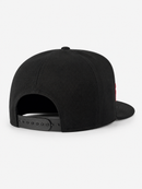 MUKA 'Rare Breed' Corduroy Snapback Hat in Black/Red