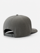 MUKA 'Trust The Process' Leather Snapback Hat (Dk.Grey) S4618