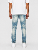 Smoke Rise ‘Rip’ Slim Fit Denim in Vespera Blue