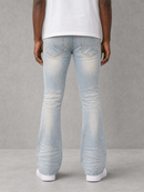 KDNK ‘Patch & Print’ Flared Pants (Blue) KND4822