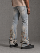 Rebel Denim 'Firefest' Stacked Flare Denim (Vintage) 652-668
