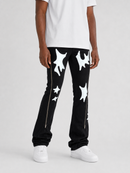 KDNK Patched Flare Denim KND4801 (Jet Black)
