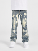 FWRD Kids 'Go-Getter' Stacked Denim (Ice Tint) FW-330217K