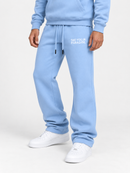 SYIP High Density Stacked Sweatpants in Carolina Blue