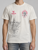 Highly Undrtd 'Enlightened Soul' T-Shirt in Chalk