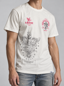 Highly Undrtd 'Enlightened Soul' T-Shirt in Chalk