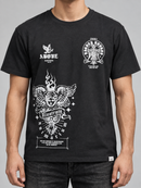 Highly Undrtd 'Enlightened Soul' T-Shirt in Black