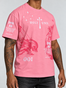 Highly Undrtd 'Divine Aura' T-Shirt in Pink
