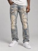 Spark 'Stitched' Slim Straight Denim in Tint