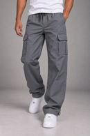 STUDIO JK Baggy Nylon Cargo Pants (Charcoal) – JK031