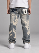 FWRD Kids Denim 'Dove' Relaxed Straight Denim in Lt. Tint