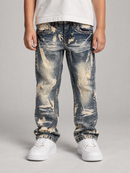 FWRD Kids Denim 'Surge' Relaxed Straight Denim in Lt. Tint