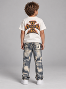FWRD Kids 'Flame Honor' T-Shirt in Natural