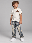 FWRD Kids 'Flame Honor' T-Shirt in Natural