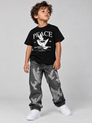 FWRD Kids 'Peace' T-Shirt in Black