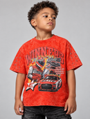 Elite Denim Kids 'Winners' T-Shirt in Orange