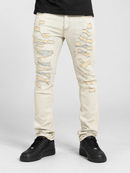 Waimea 'Flex' Distressed Skinny Denim in Bleach Wash