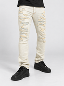 Waimea 'Flex' Distressed Skinny Denim in Bleach Wash
