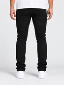 Waimea 'Flex' Distressed Skinny Denim in Jet Black