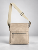 WK Side Bag w/Zipper in Apricot