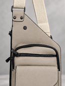 WK Compact Side Bag w/Zipper in Apricot