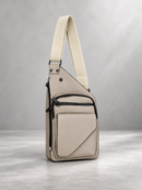 WK Compact Side Bag w/Zipper in Apricot