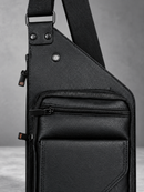 WK Compact Side Bag w/Zipper in Black
