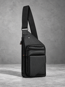 WK Compact Side Bag w/Zipper in Black