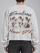 Mixed Emotion 'Triplets' L/S Shirt (White)