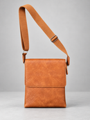 WK Side Bag w/Zipper in Brown