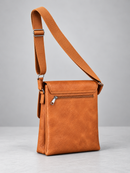 WK Side Bag w/Zipper in Brown
