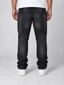 Reason 'Distressed' Denim in Washed Black