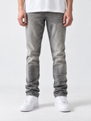 Reason 'Stoned Out' Rhinestone Denim in Grey