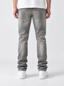 Reason 'Stoned Out' Rhinestone Denim in Grey