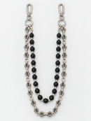 Kindred 'Rhinestone Ball' Pocket Chain in Black