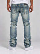Copper Rivet Men's Destroy Effect Slim Fit Denim In Tint