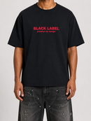 Black Label 'Premium' T-Shirt In Black