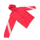 M. Society 'Outdoor' Nylon Zip Up Jacket in Crimson