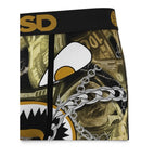 PSD 'WF High Roller' Boxers in Black w/Gold