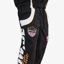 Men's Copper Rivet 'World Wide' Windbreaker Pants in Black
