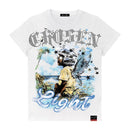 BEAR THE BEAMS KIDS 'Chosen Light' Rhinestone T-Shirt (White) - FRESH N FITTED