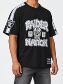 Black Pro Standard Las Vegas Raiders Bones T-shirt with Raiders logo and graphic design, casual athletic style.