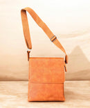 WK Side Bag w/Zipper in Brown